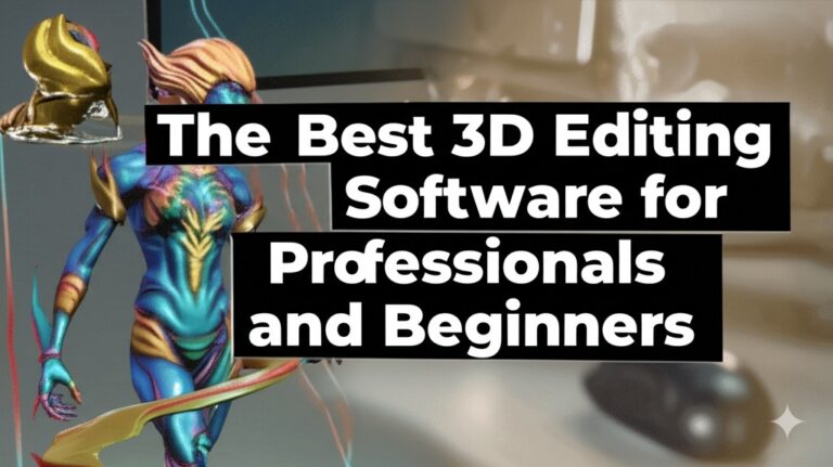3d editing softwares