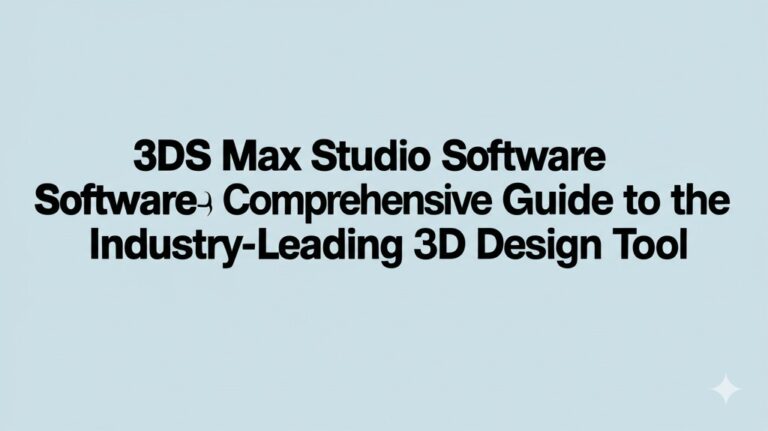 3d max studio software