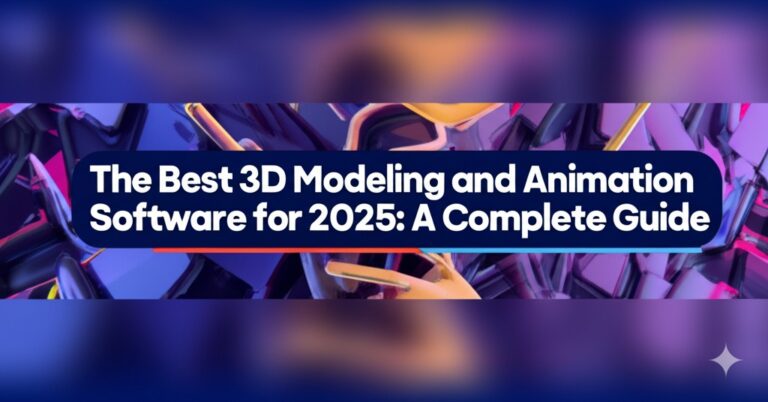 3d modeling and animation software