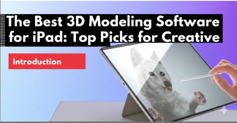 3d modeling software ipad