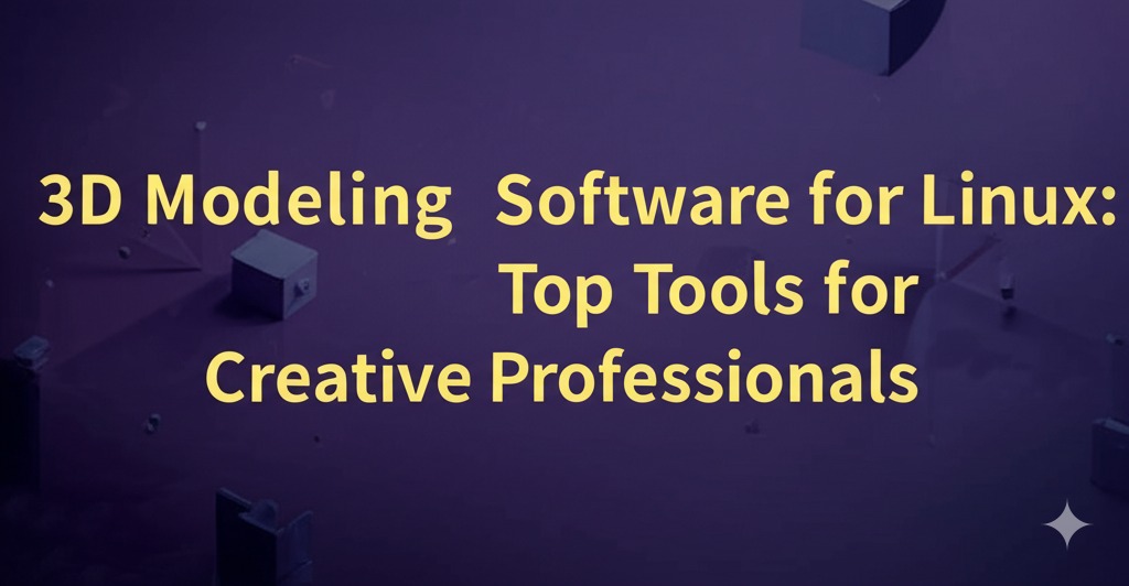3d modelling software for linux
