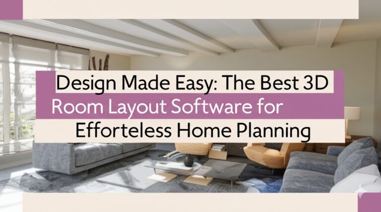 3d room layout software