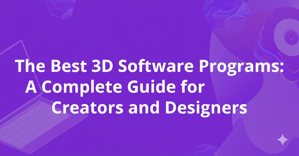 3d software programs