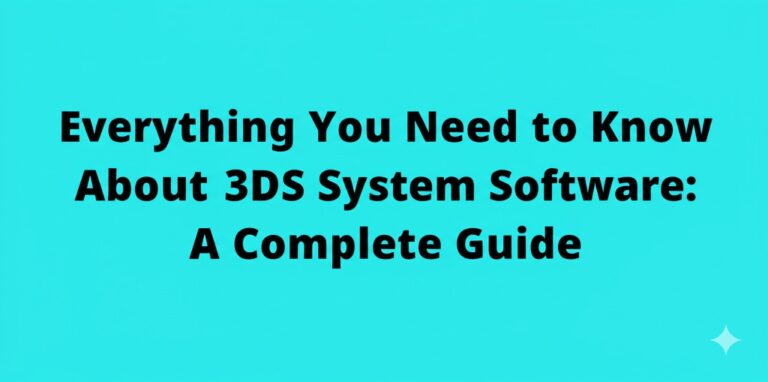 3ds system software
