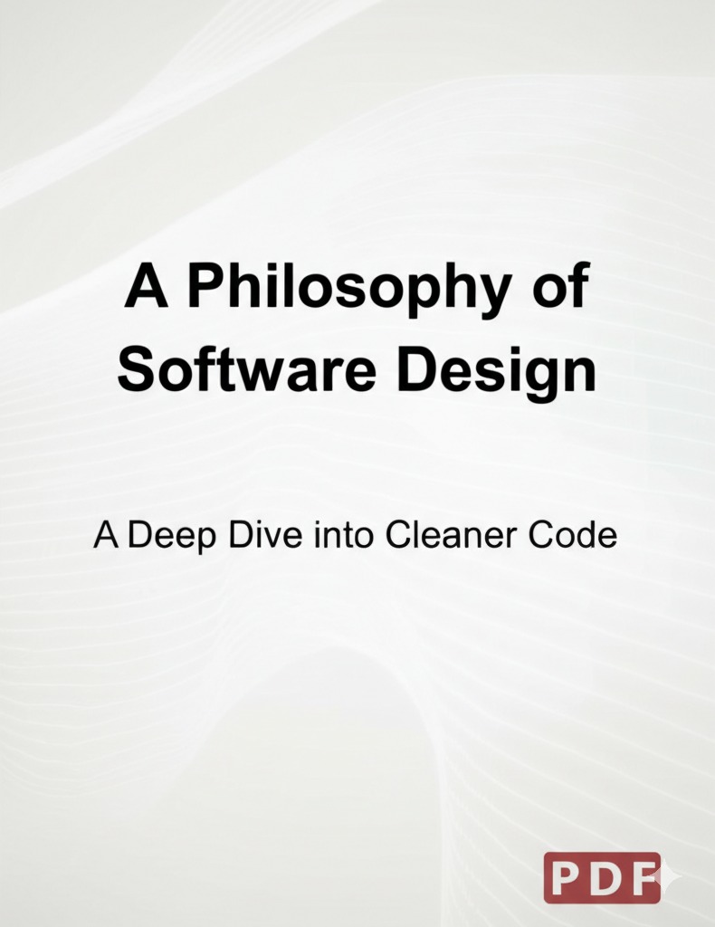 a philosophy of software design pdf