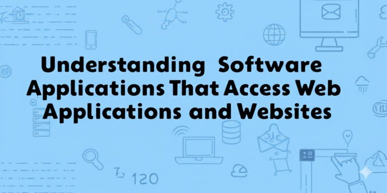 a software application that accesses web applications and websites