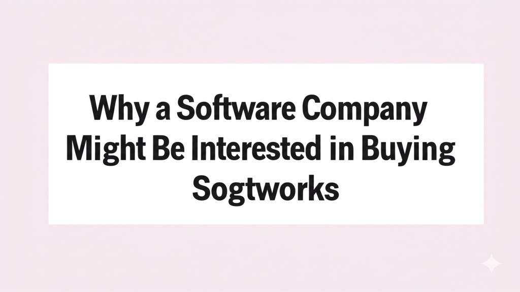 a software company is interested in buying sogtworks