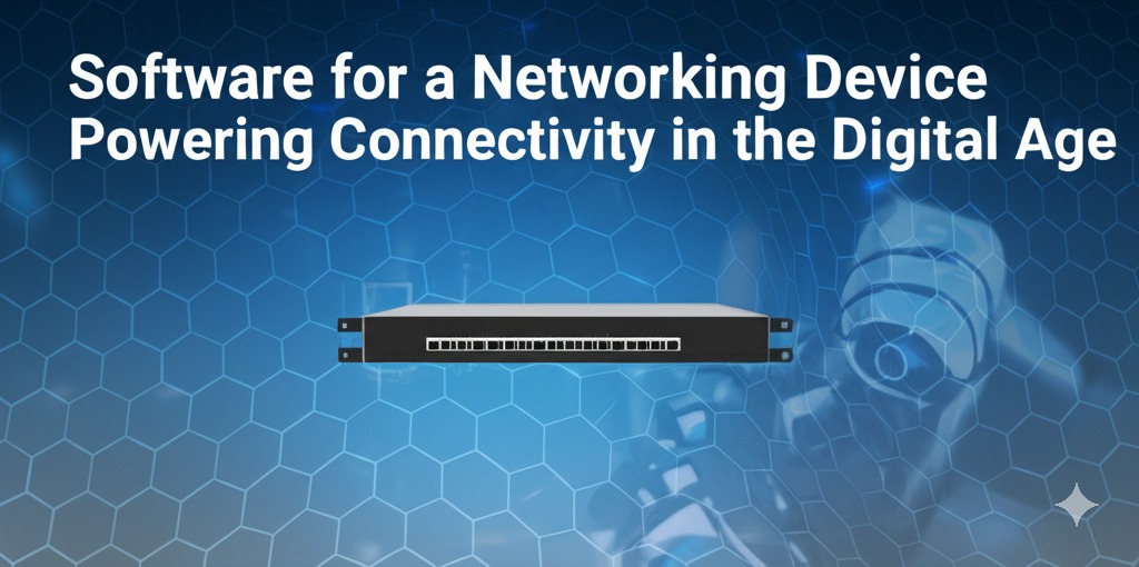a software for a networking device is written