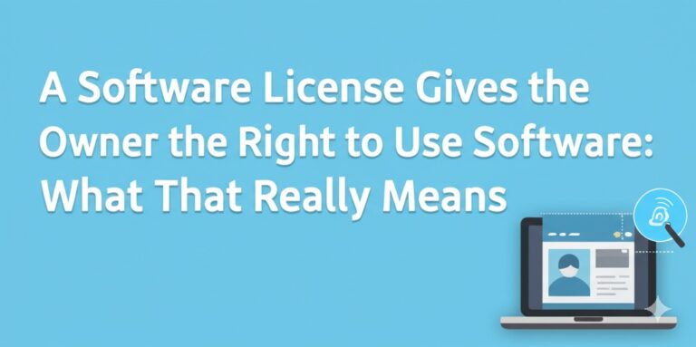 a software license gives the owner the to use software.