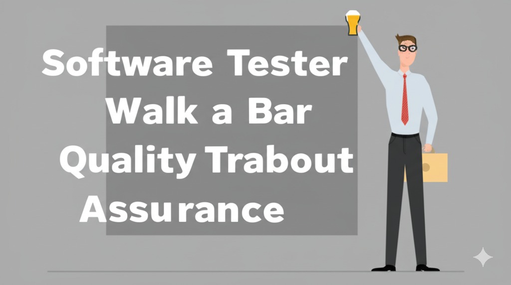 a software tester walks into a bar
