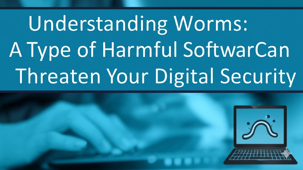 a worm is a type of harmful software that can