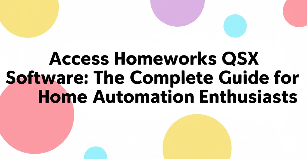 access homeworks qsx software