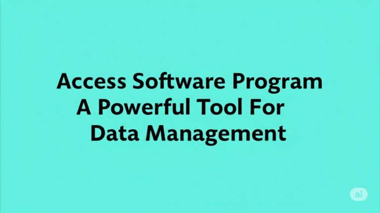 access software program