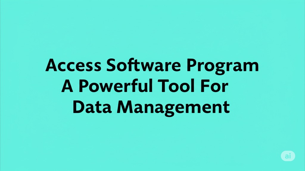 access software program