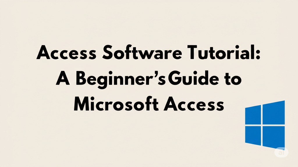 access software tutorial